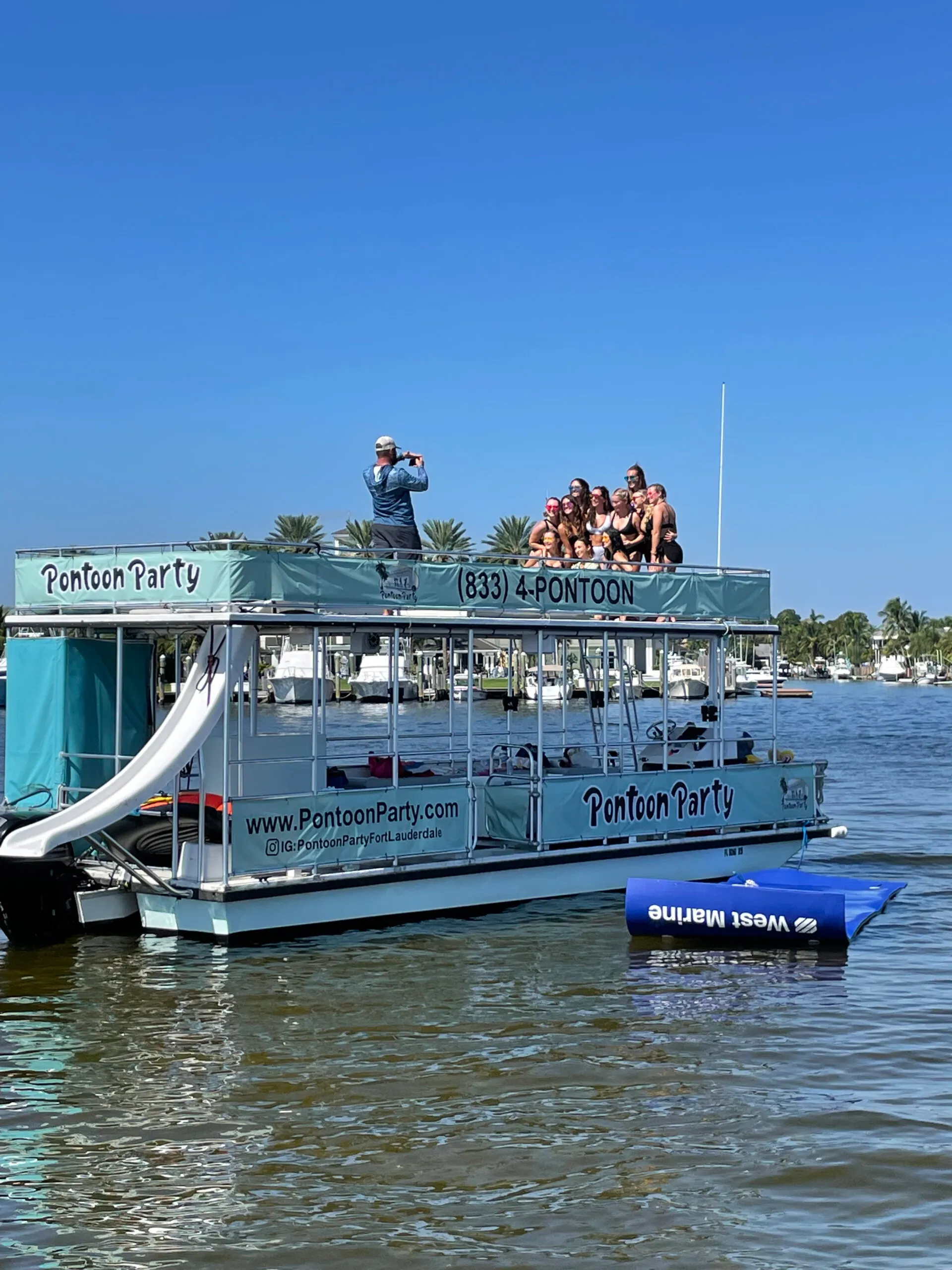 have a blast with a pontoon party charter